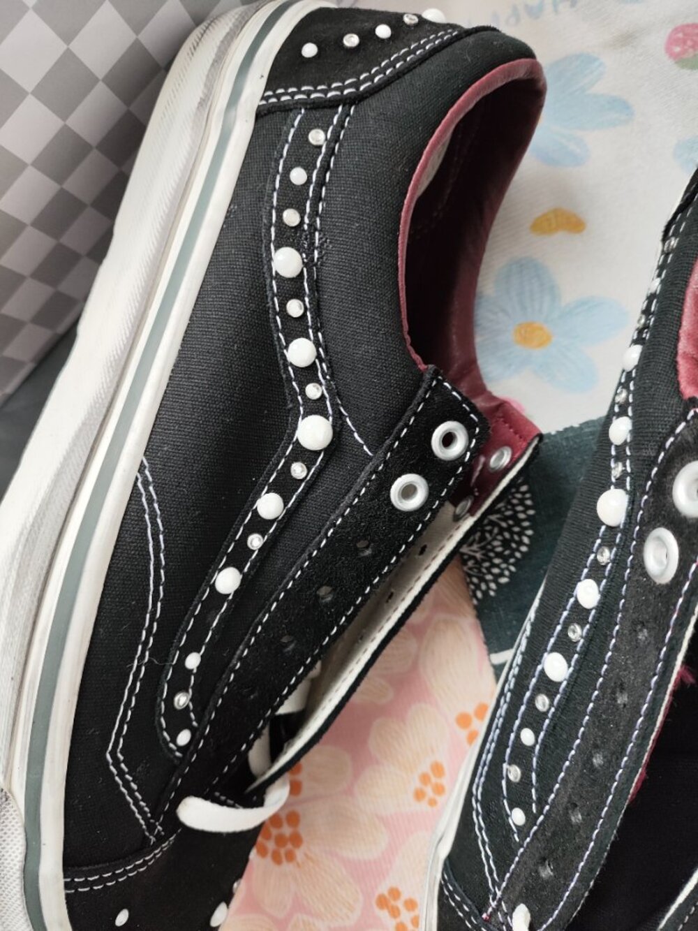 Vans OTW Old Skool 36 Black Pearl Studs - Picture 3 of 6